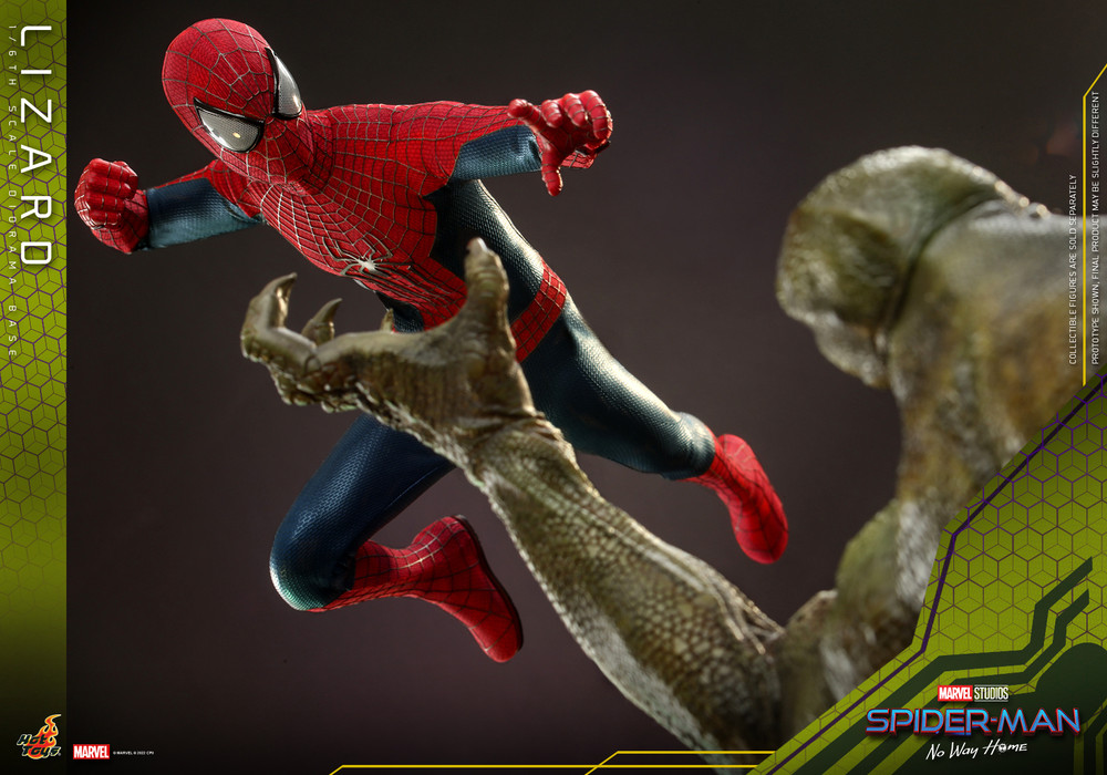 ultimate spider man lizard figure