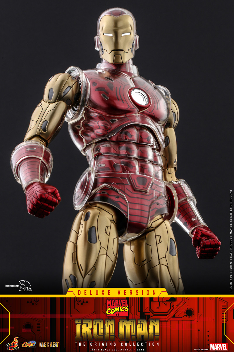 Hot Toys CMS08D38 Marvel Comics Iron Man [The Origins Collection] Deluxe  Version