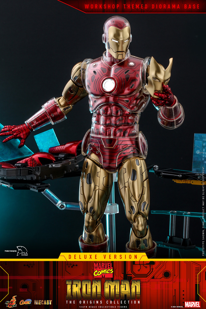 Hot Toys Marvel Comics Iron Man The Origins Deluxe Version CMS08D38