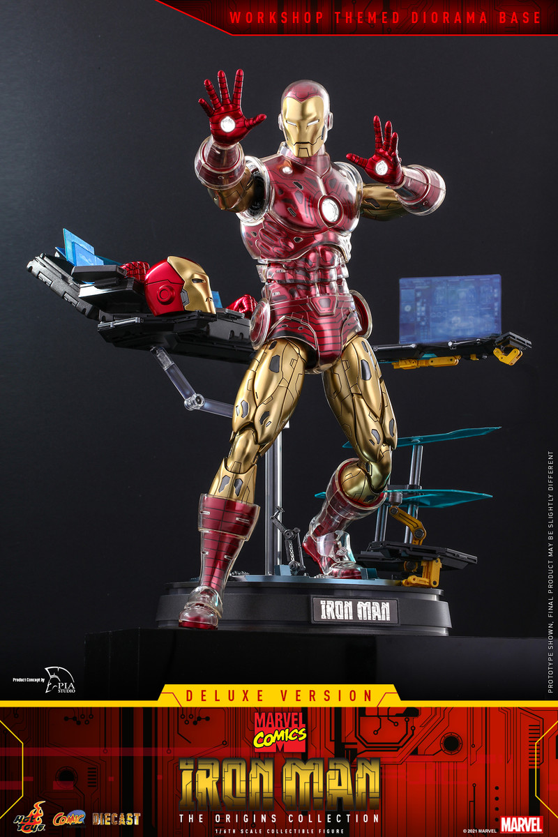 Hot Toys Marvel Comics Iron Man The Origins Deluxe Version CMS08D38