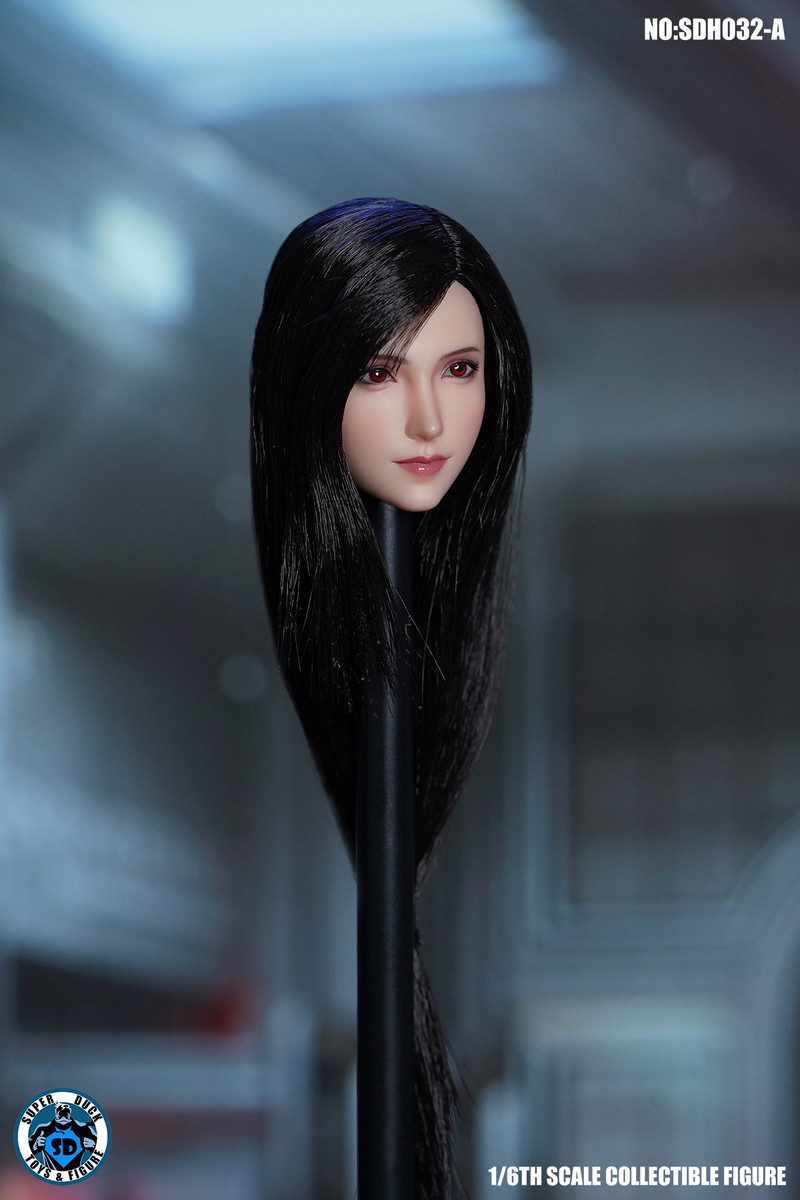 Super Duck Tifa Lockhart SDH032 1/6 Scale Girl Head Sculpt