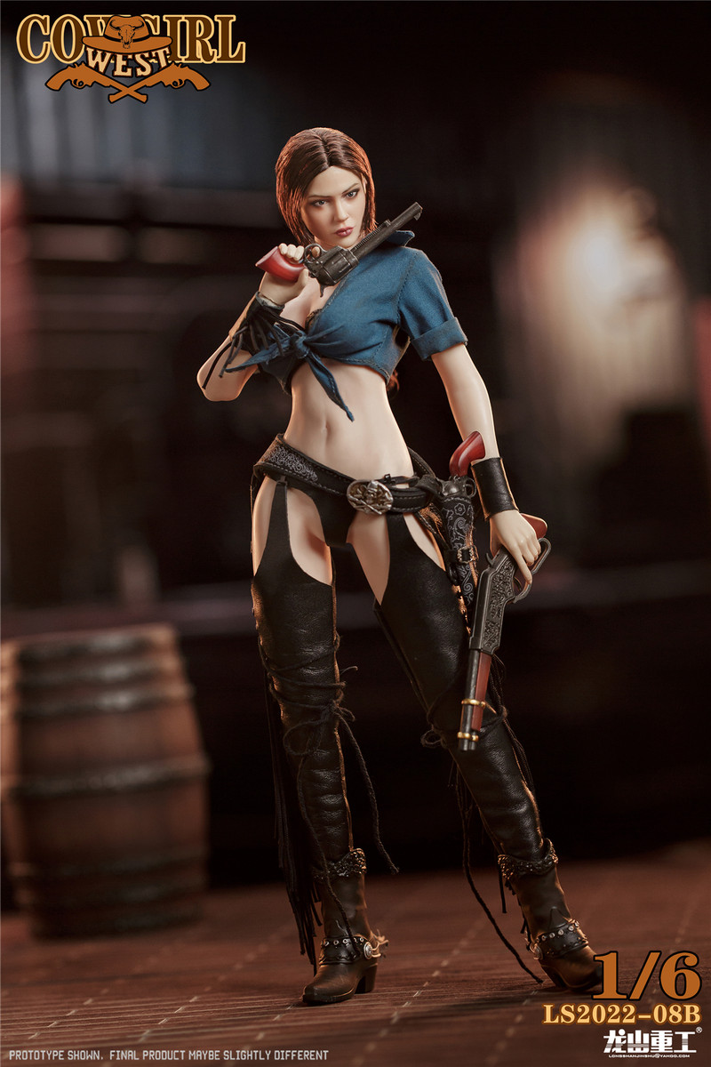 1/6 Western CowGirl Bounty Hunter female figure LS2022-08B by