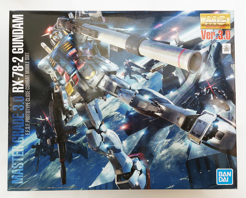 Bandai 1/100 Gundam Master Grade MG RX-78-2 Ver 3.0 - KGHobby Toys