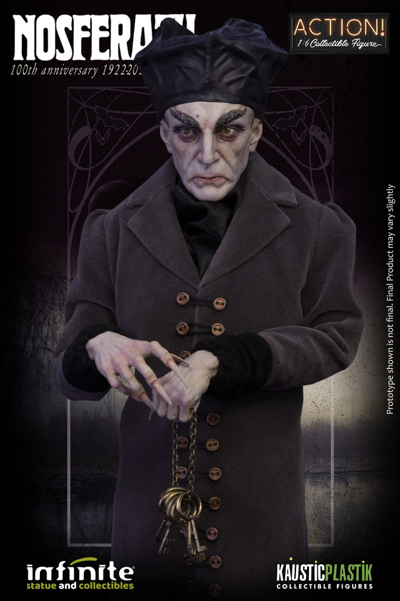 Kaustic Plastik Nosferatu the 100th Anniversary 1:6 Scale Action Figure.