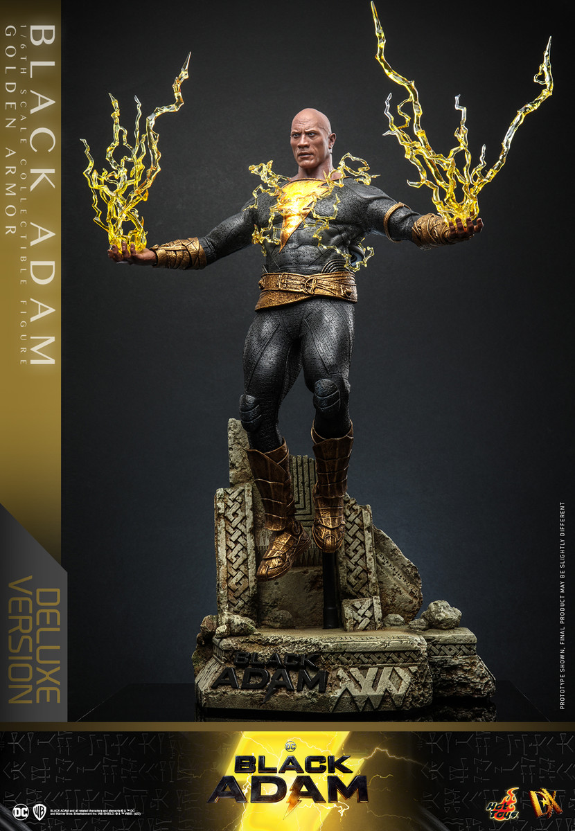 Hot Toys DX31 Black Adam Golden Armor Deluxe Version