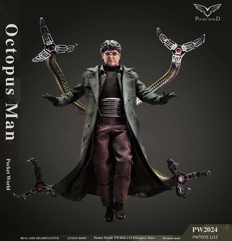 PW toys2024 Octopus Man 1/12 ドクターオクトパス PWTOYS 1/12 Doc Ock Octopus Man PW2024B