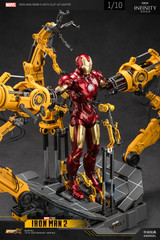 ZD Toys 1/10 Iron Man Mark IV with Suit-Up Gantry