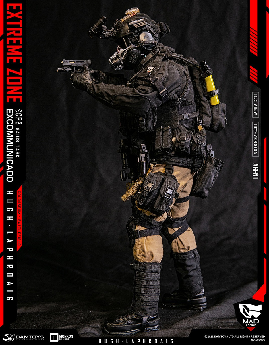 その他 DAMTOYS EXTREME ZONE Agent HUGH LAPHROAI Ready! New DAMTOYS EBS002 EXTREME ZONE Agent Hugh Laphroaig