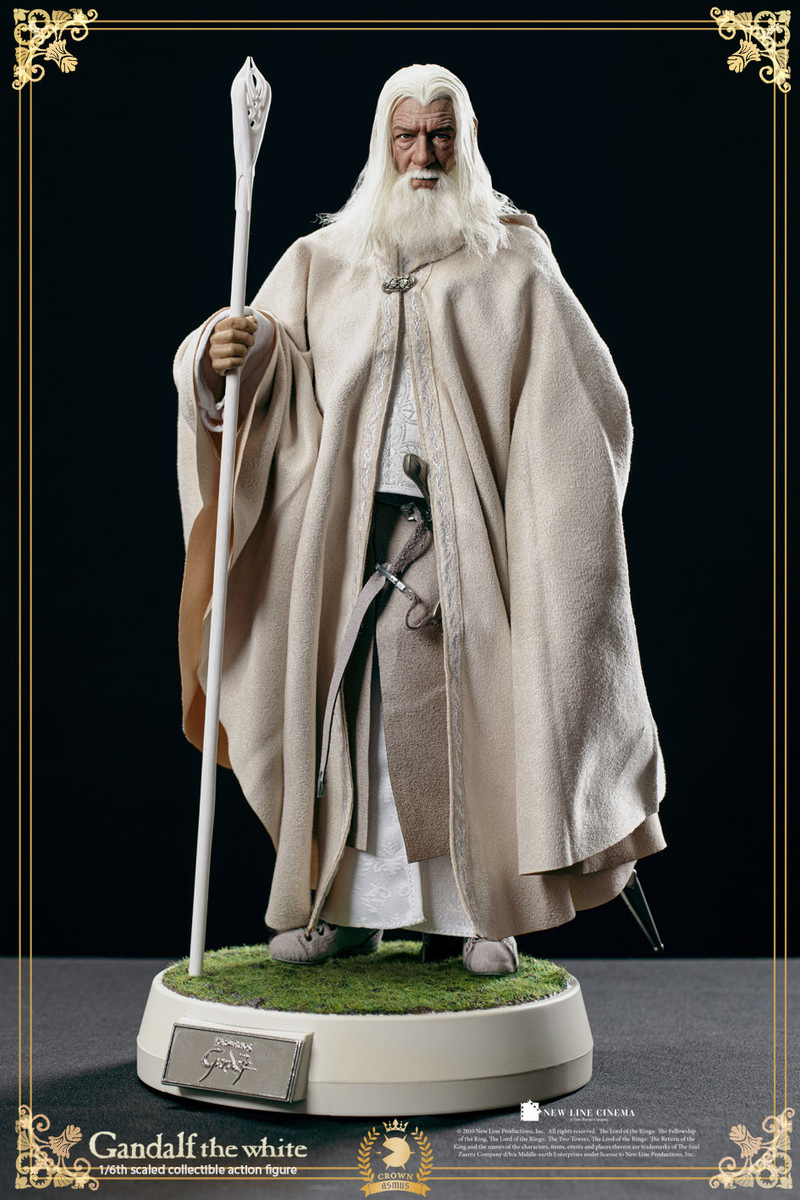 Asmus Toys 1/6 Gandalf The White LOTR003 & Shadowfax