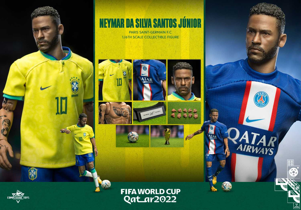 Competitive Toys COM003 ネイマール 1/6 Competitive Toys Com003 1/6 Neymar Male Action Figure Model