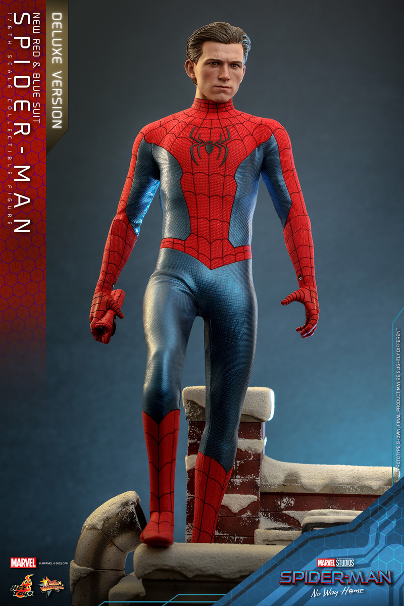 ホランドスパイダーマン♤セットです Hot Toys MMS680 Spiderman No Way Home Spiderman New Red and