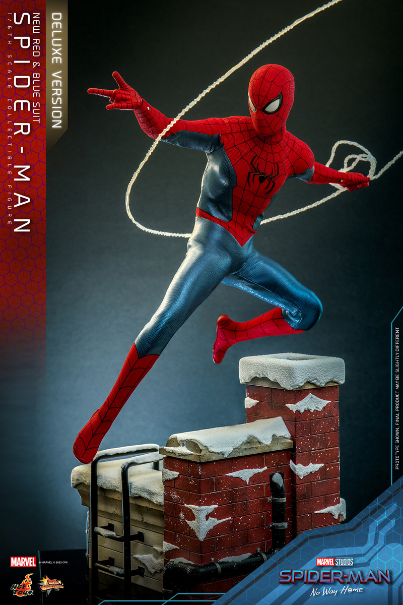 Hot Toys MMS680 Spider-Man (New Red and Blue Suit) Deluxe
