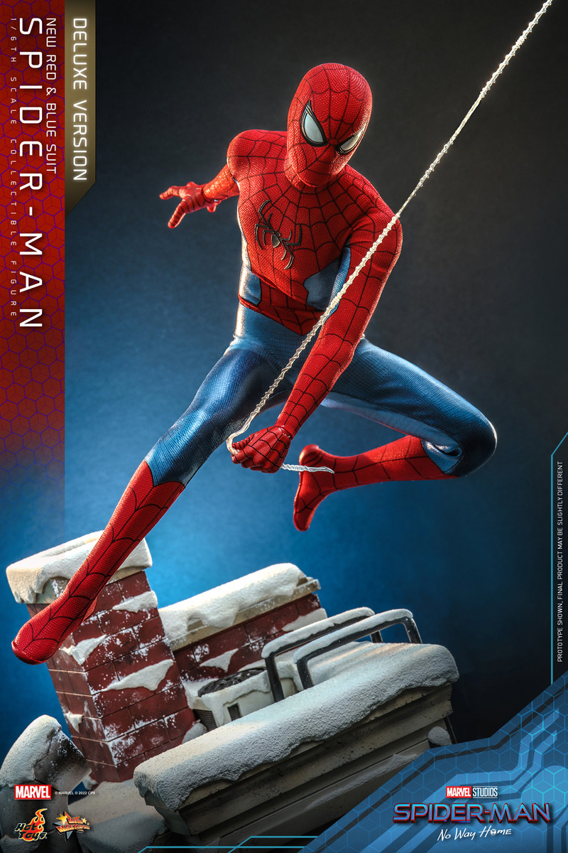 Hot Toys MMS680 Spider-Man (New Red and Blue Suit) Deluxe