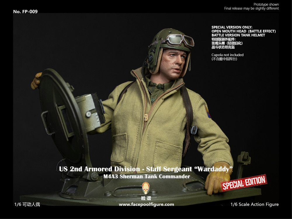 Facepoolfigure Stauffenberg Afrika Korps Tunisia Campaign FP011C