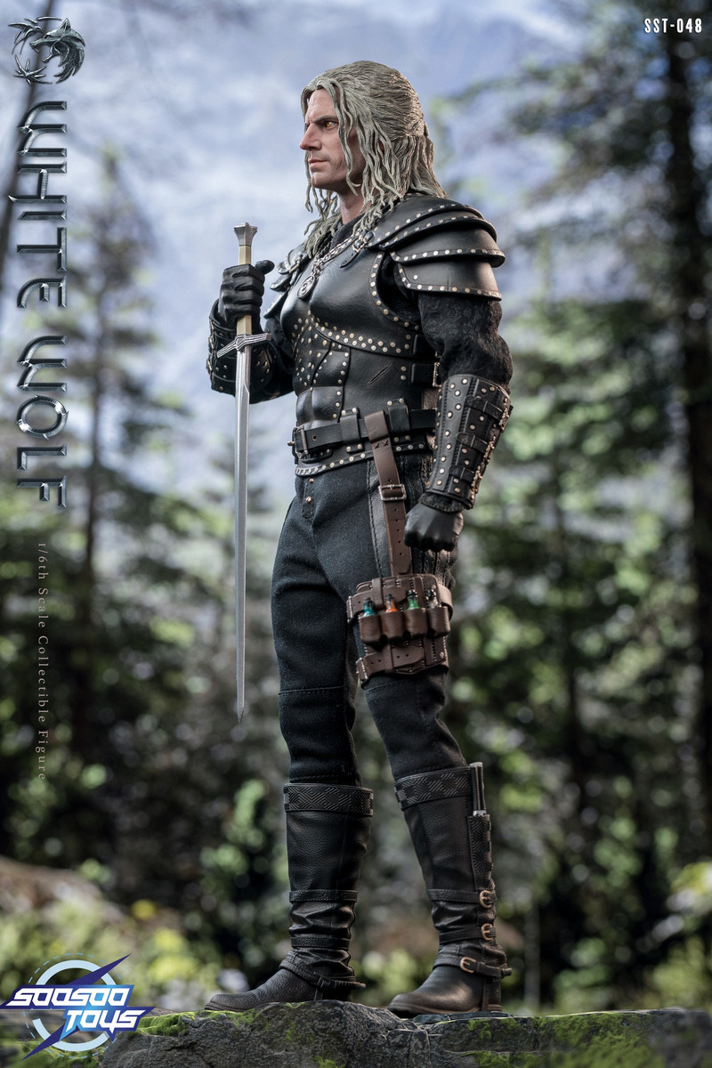 Soosootoys 1/6 白狼  SST-048 White Soosootoys SST048 White Wolf 1/6 Action Figure Collectible