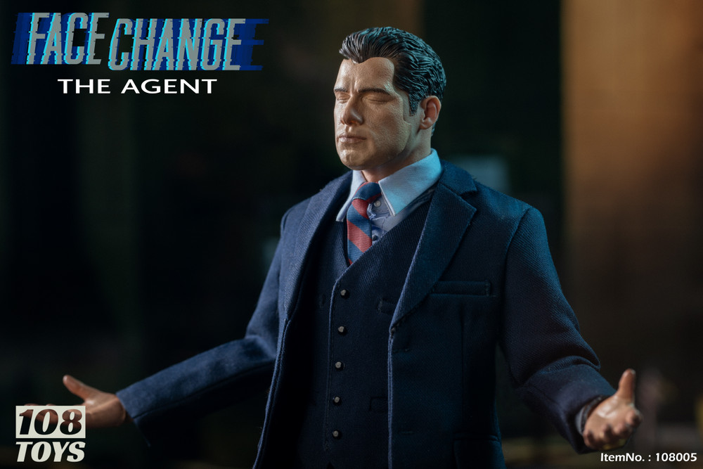 108Toys 1/6 フィギュア フェイスチェンジ エージェント フェイスオフ 108 Toys 1/6 108-005 Face Change: The Agent | NeoGeek Toys