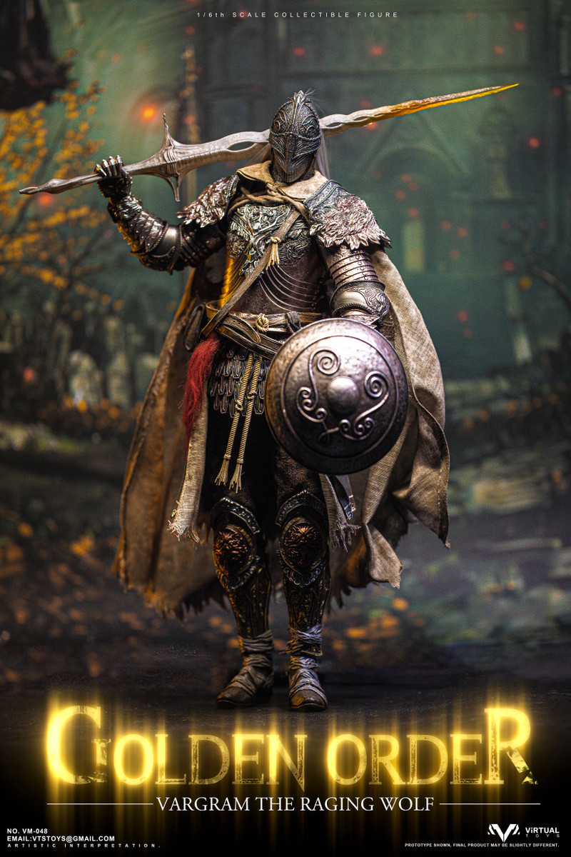 VTS TOYS 1/6 GOLDEN ORDER エルデンリング フィギュア VTS TOYS VM-048A VARGARM THE RAGING WOLF 1/6 SCALE FIGURE