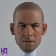 Eleven 1/6 Action Figure Head Sculpt-Custom  Vin Diesel
