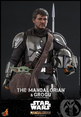 Hot Toys TMS051 The Mandalorian™ and Grogu™ Collectible Set Star Wars  The Mandalorian