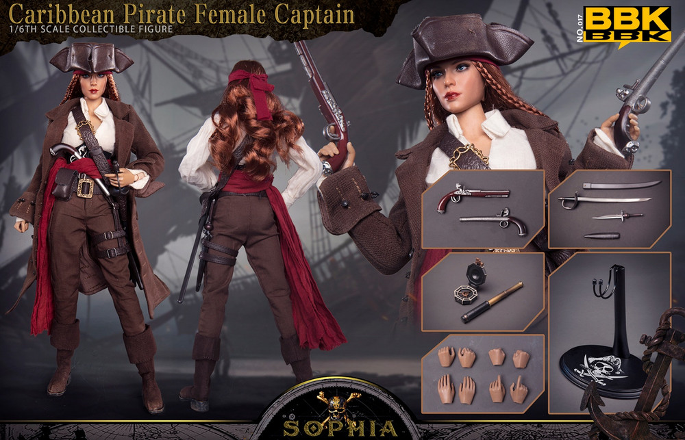 BBK 1/6 Sophia Pirates of the Caribbean Figure