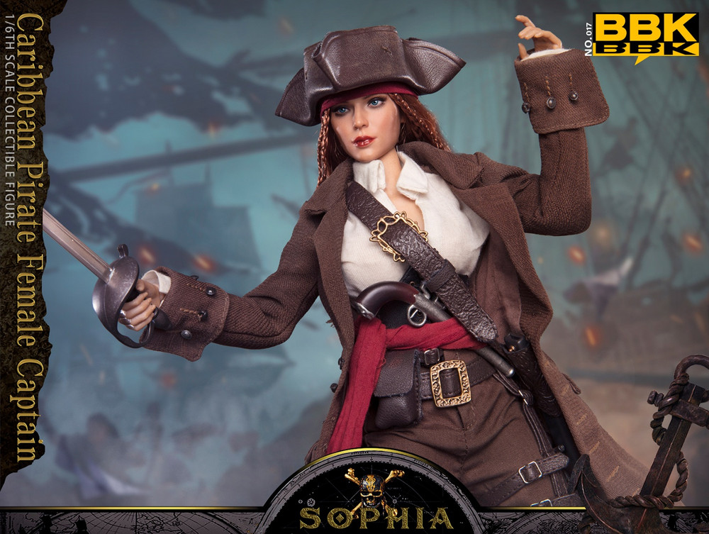 BBK 1/6 Sophia Pirates of the Caribbean Figure