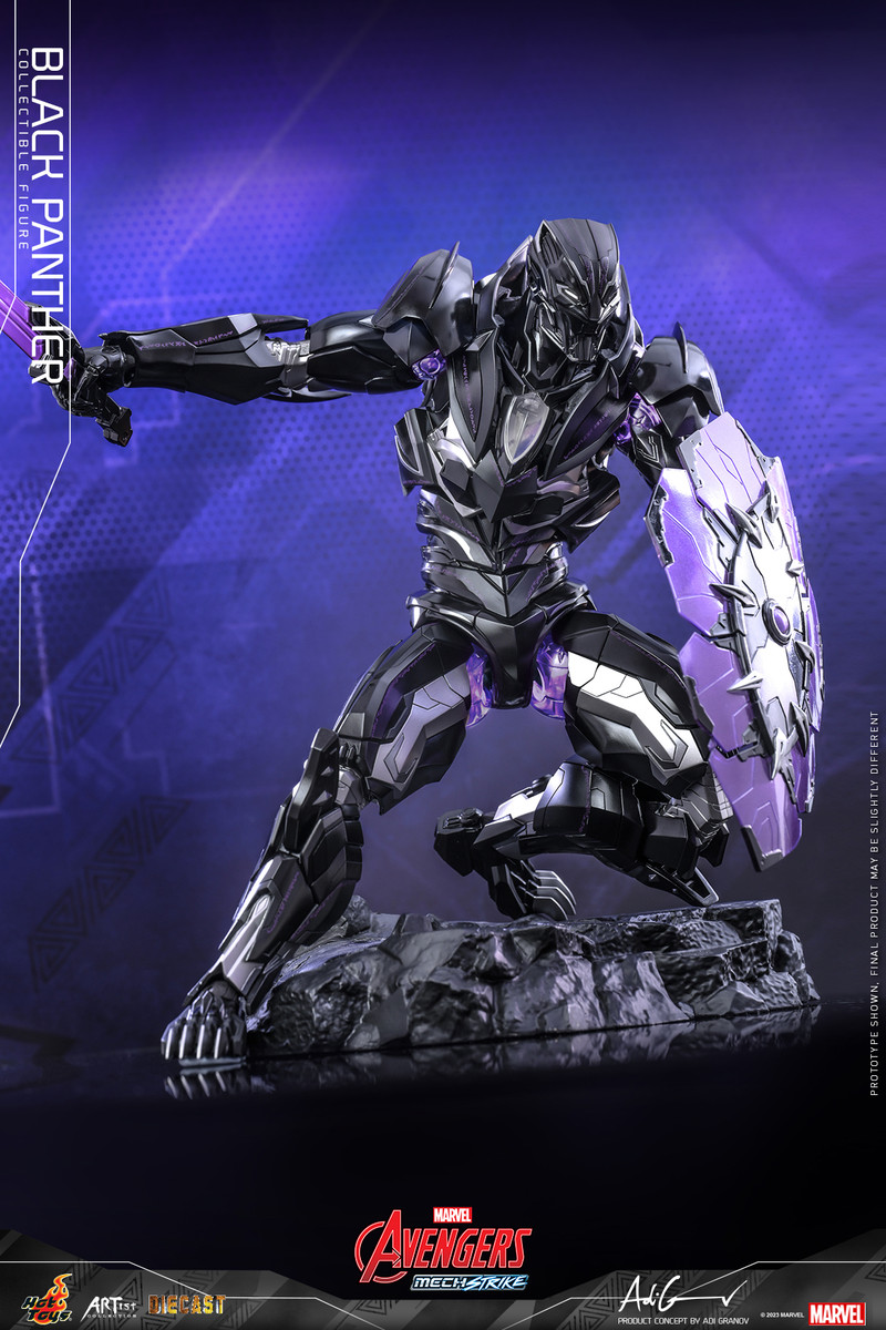 Hot Toys Black Panther AC05D55 Marvel's Avengers Mech Strike
