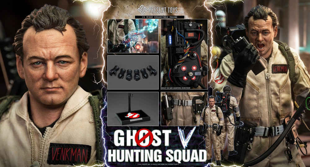 Present Toys Ghostbuster venkman Hunting Squad V SP57 1/6 Figure