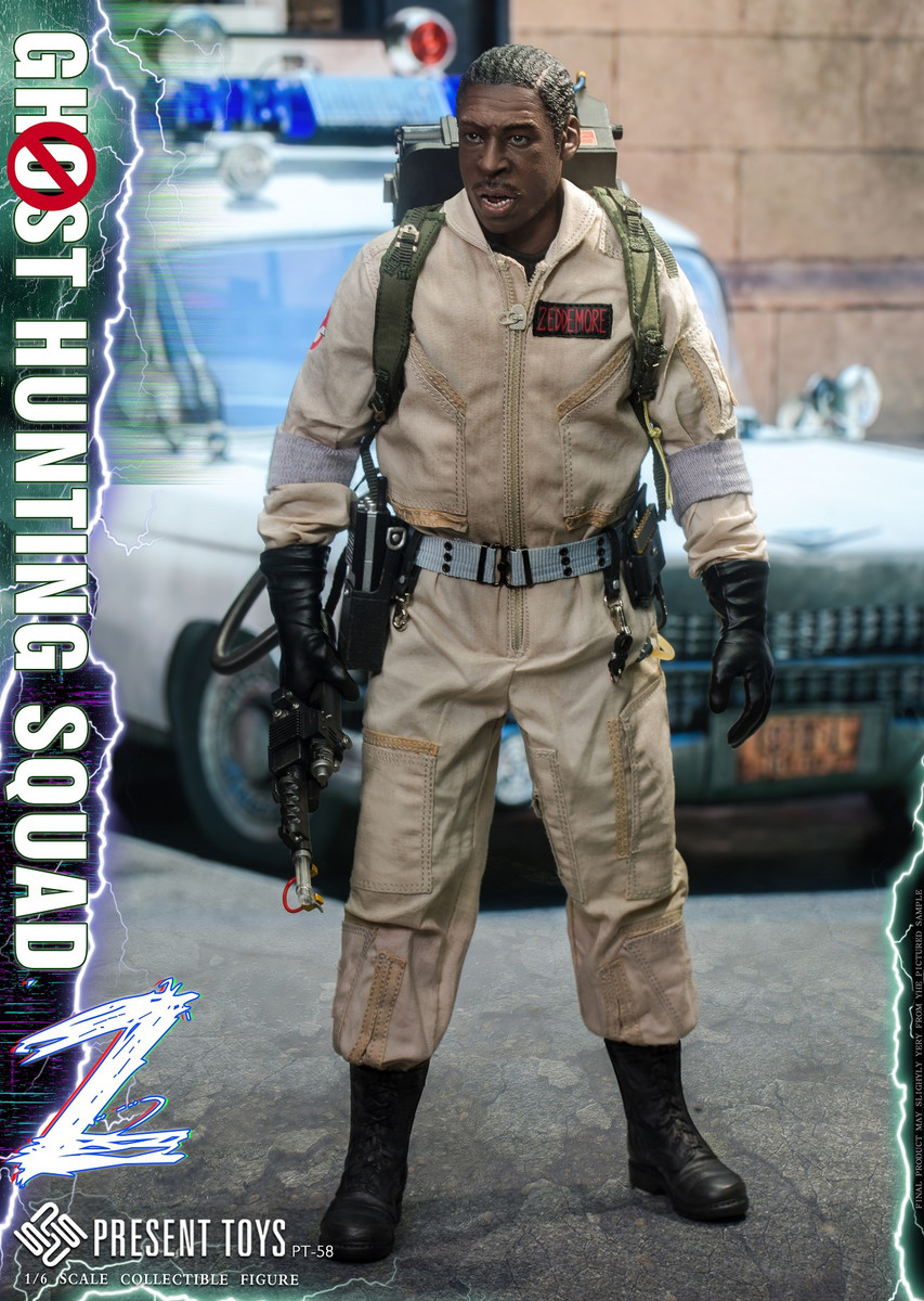 PRESENT TOYS PT-SP58ゴーストバスターズウィンストン・ゼドモア Present Toys Ghostbuster zeddemore Hunting Squad Z SP58 1/6