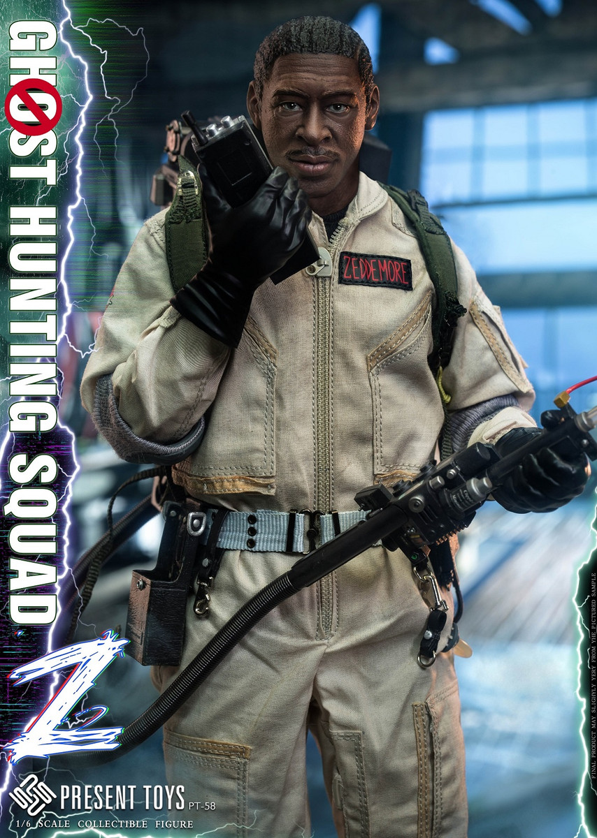 PRESENT TOYS PT-SP58ゴーストバスターズウィンストン・ゼドモア Present Toys Ghostbuster zeddemore Hunting Squad Z SP58 1/6