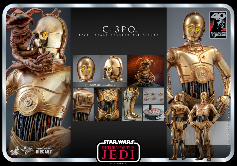 Hot Toys MMS701D56 1/6 C-3PO Diecast Star Wars Episode VI: Return of the  Jedi