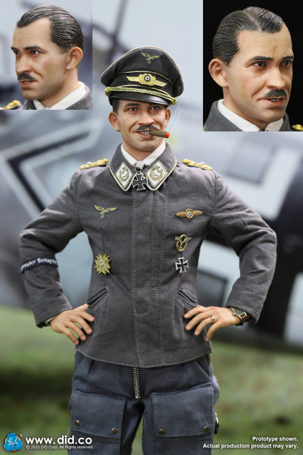❶　DRAGON 1/6 ミリタリーフィギュア　Adolf Galland DID 1/6 D80165 WWII German Luftwaffe Ace Pilot - Adolf Galland