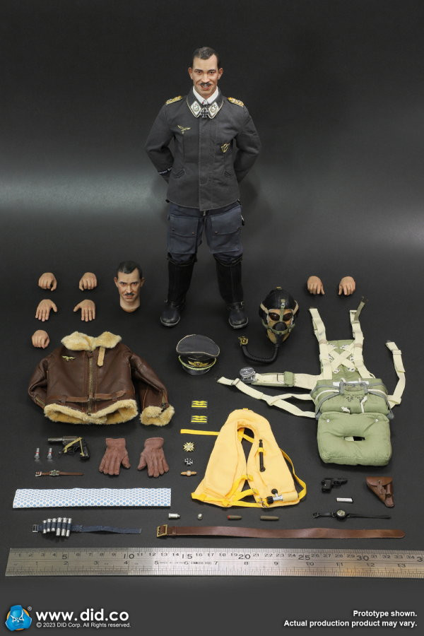 DID 1/6 D80165 Adolf Galland WWII German Luftwaffe Ace Pilot