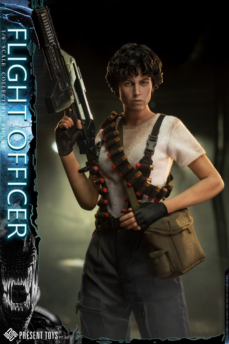 PRESENT TOYS 1/6 フライト オフィサー PT-sp60 Present Toys Pt-Sp60 1/6 Flight Officer Action Figure In