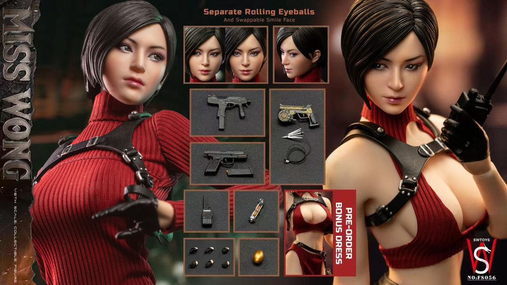 SWTOYS Ada Wong Resident Evil 1/6 Action Figure FS056