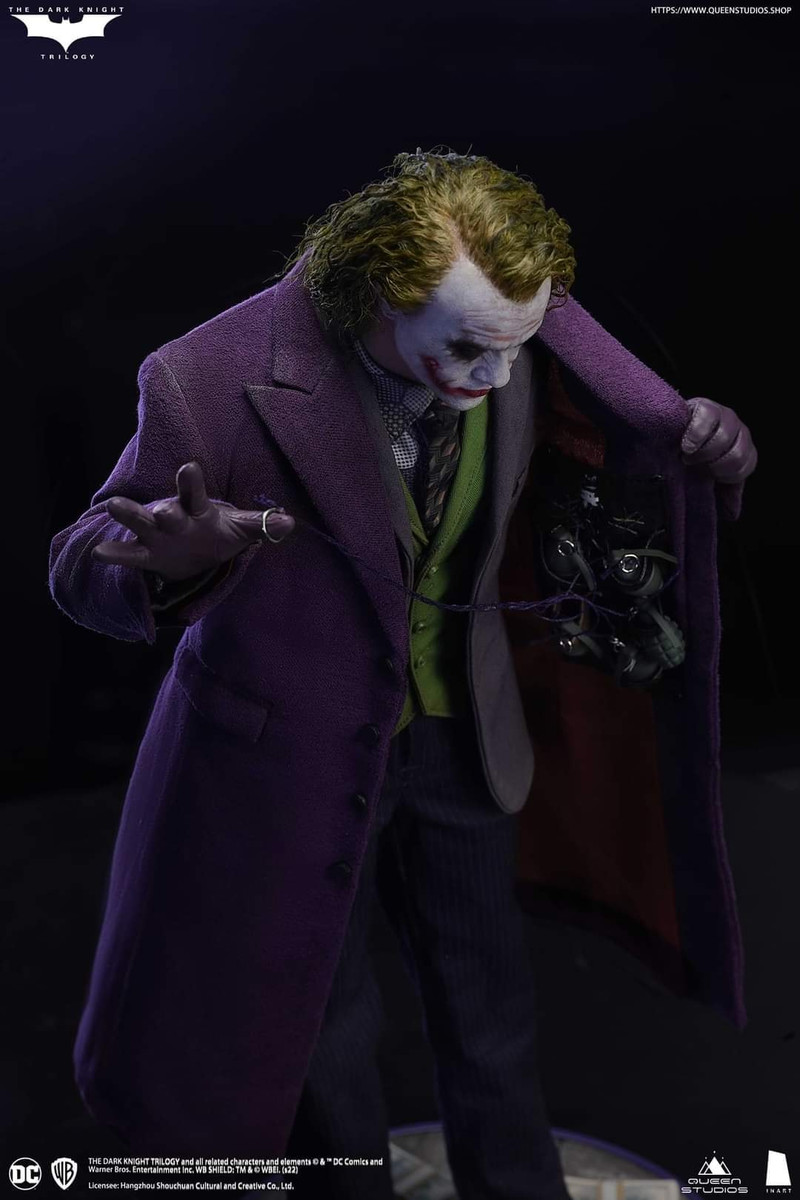 Queen Studios InArt The Joker 1/6 Rooted Hair Figure Deluxe Edition