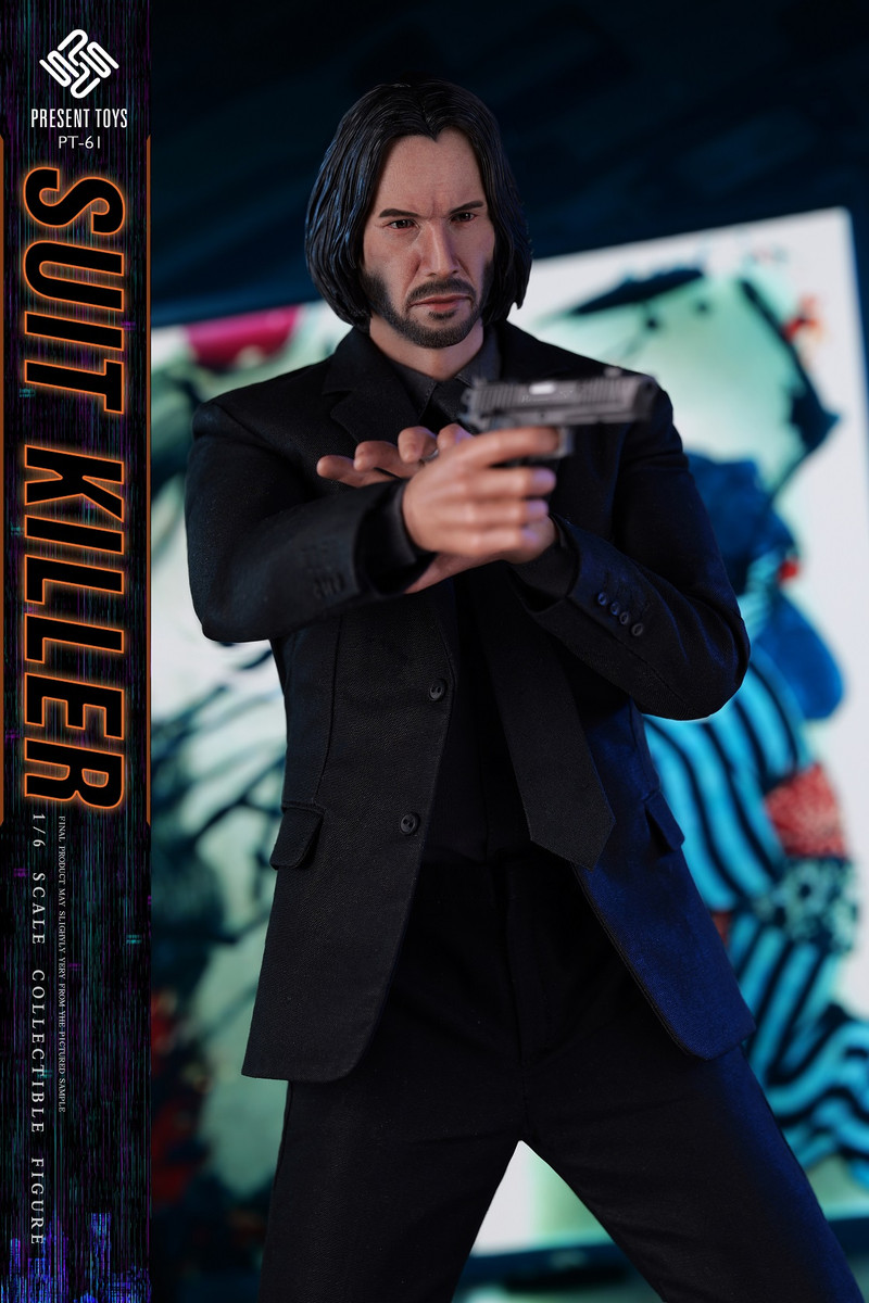 PRESENT TOYS PT-SP61 1/6 ジョン John Wick Present Toys Pt-Sp61 1/6 John Wick Action Figure Model Stock