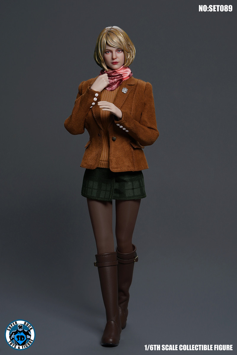 SUPER DUCK SET089 Ashley 1/6 Scale Female Costume + Head