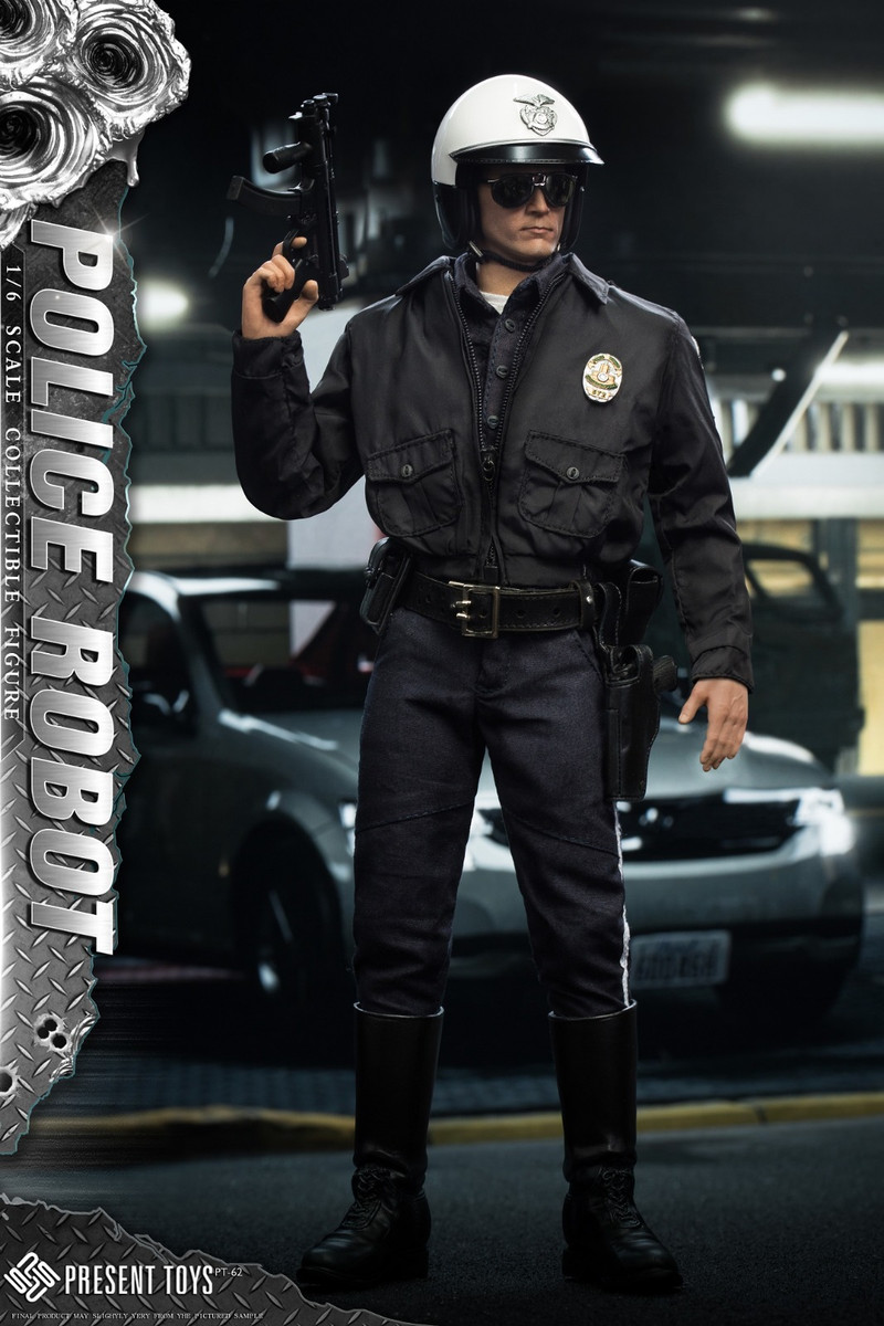 Present Toys SP62 T-1000 Police Robot Figure Terminator kghobby