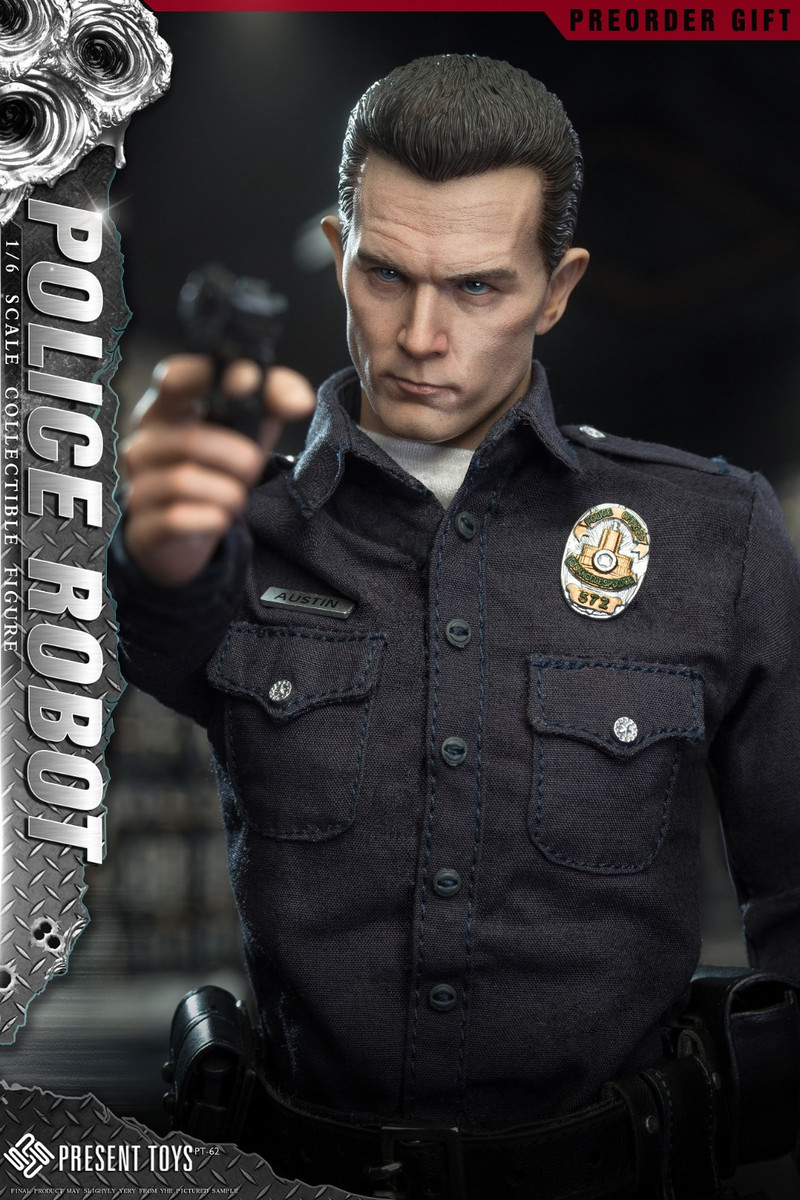 PRESENT TOYS PT-SP62ターミネーター ポリス1/6T-1000 PRESENT TOYS Terminator T-1000 Police 1/6 PT-SP62 Action