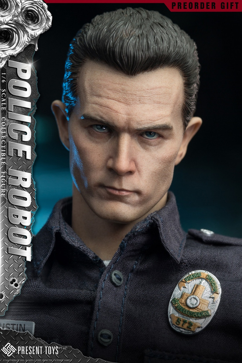 PRESENT TOYS PT-SP62ターミネーター ポリス1/6T-1000 Present Toys SP62 T-1000 Police Robot Figure Terminator kghobby