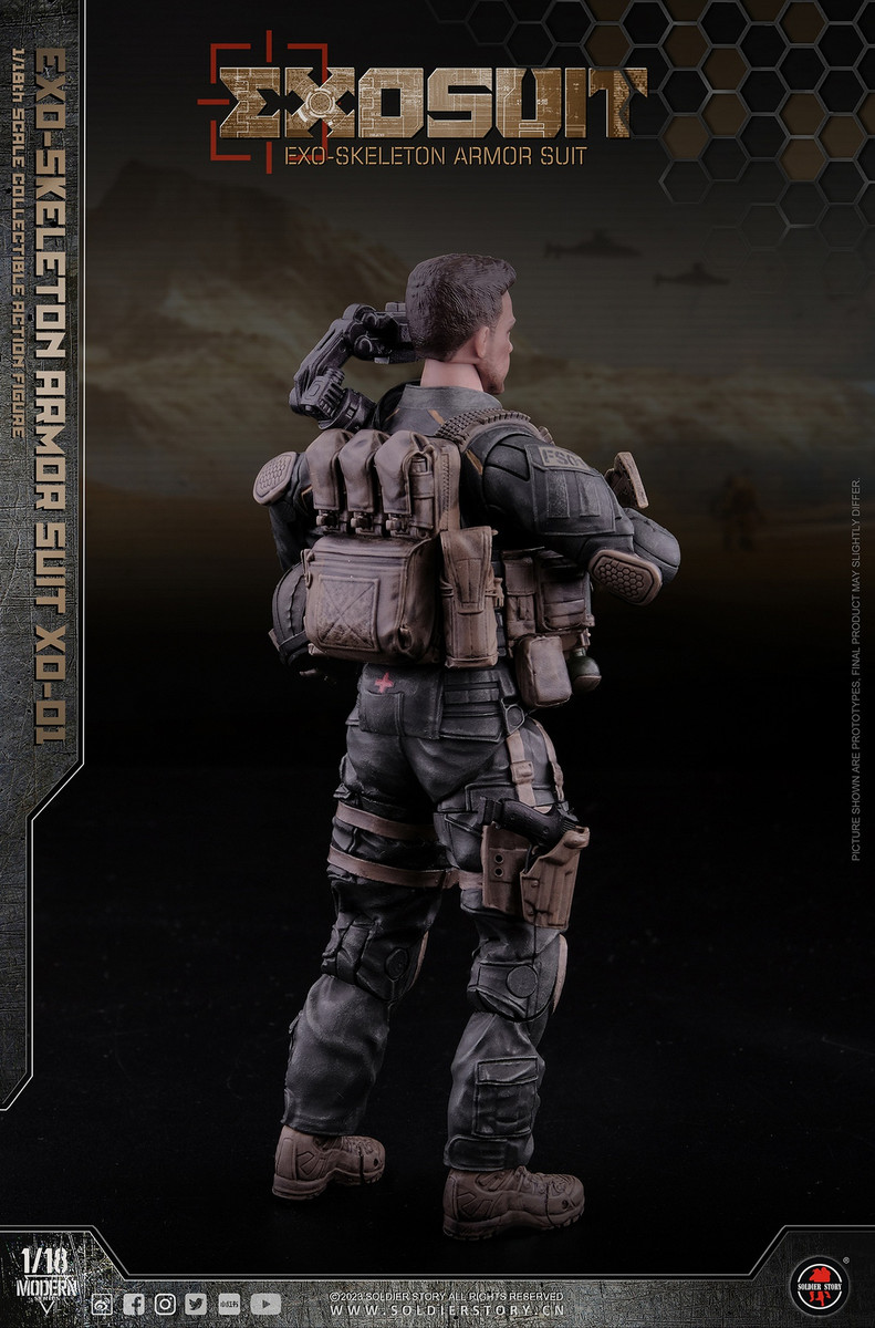 Soldier Story SSE001 1/18 EXO-Skeleton Armor Suit XO-01 EXO