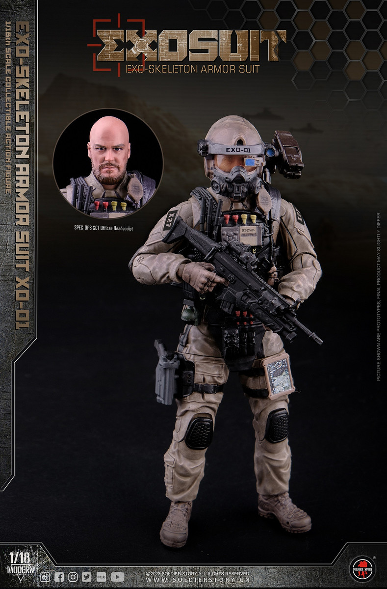 Soldier Story SSE001 1/18 EXO-Skeleton Armor Suit XO-01 EXO