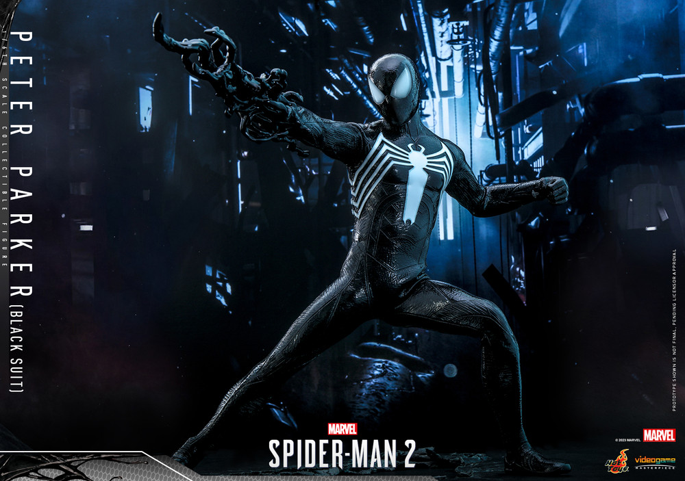 Hot Toys VGM56 Peter Parker (Black Suit) Marvel's Spider-Man 2
