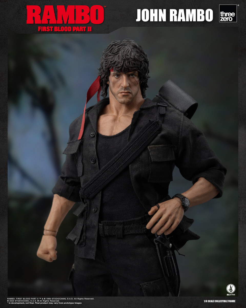 Therezero 1/6 Rambo Figure First Blood Part II