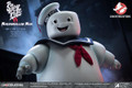 Front full body view of the Star Ace Toys Ghostbusters Stay Puft Marshmallow Man thirty centimeter vinyl figure showcasing the real fabric sailor collar and classic smiling expression.