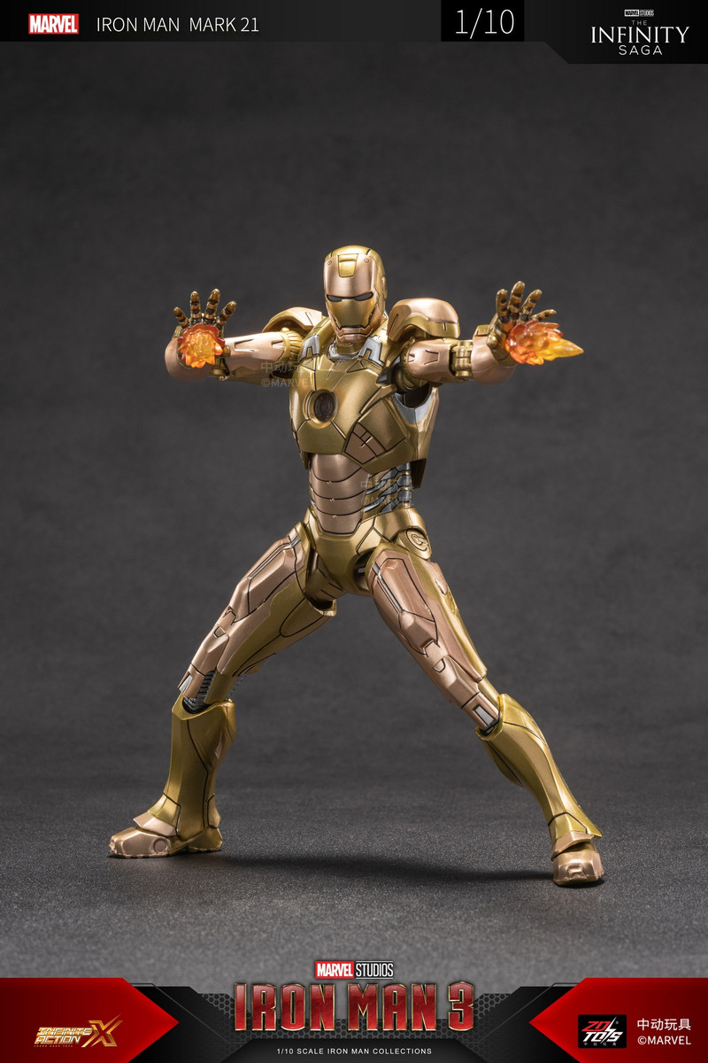 ZD Toys Iron Man 3 Mark 21 1:10 Figure