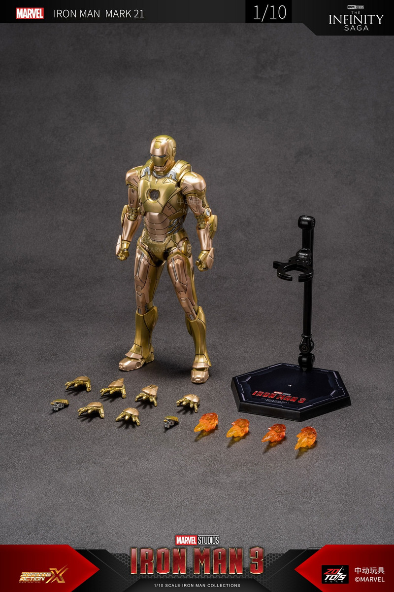 ZD Toys Iron Man 3 Mark 21 1:10 Figure