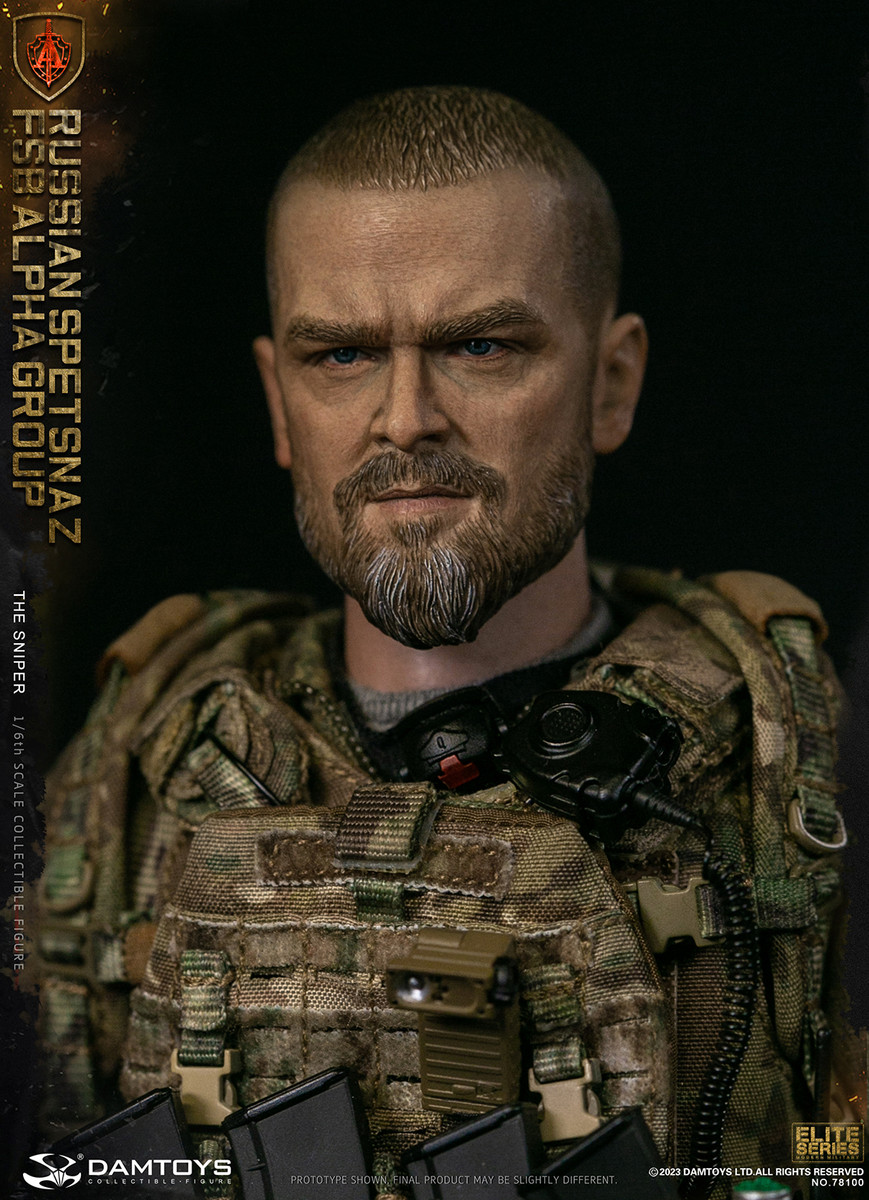ミリタリー 1/6RUSSIAN SNIPER RUSSIAN FEDERATION 1/6 Scale Russian Spetsnaz FSB Alpha Group - The Sniper - MINT IN