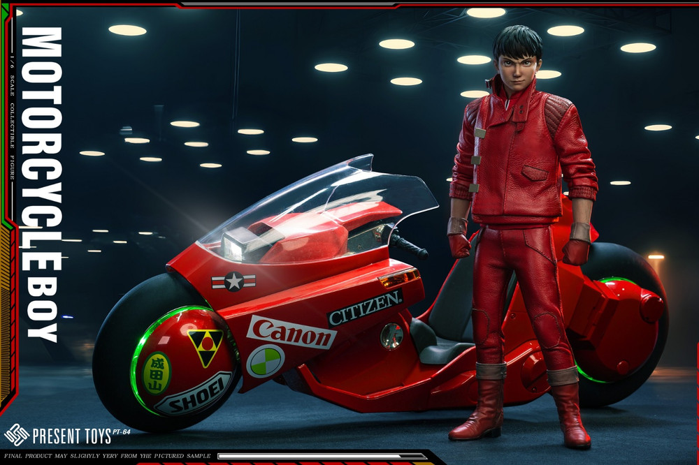 PRESENT TOYS Akira Kaneda Motorcycle Boy Figure