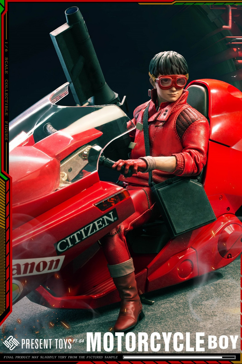その他 PRESENT TOYS MOTORCYCLE BOY 1/6 AKIRA PRESENT TOYS Akira Kaneda Motorcycle Boy Figure